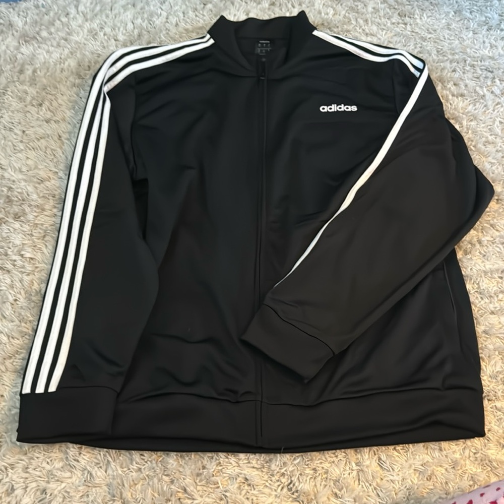MENS ADIDAS ZIP UP - SIZE: 2XL